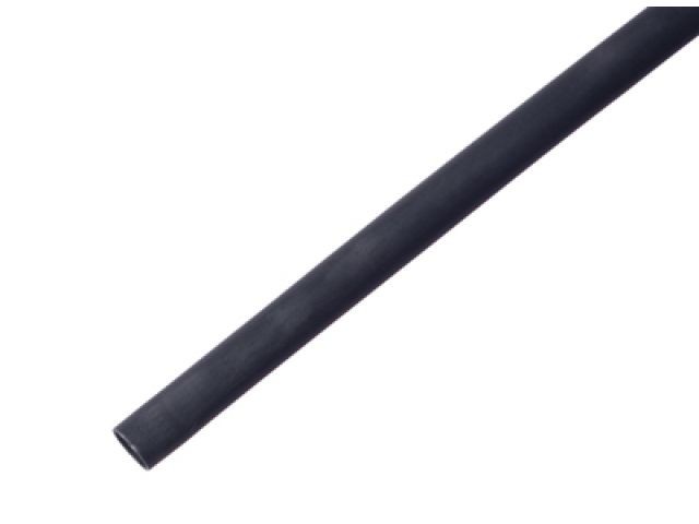 Термоусадочная трубка клеевая 18,0 / 6,0 мм, черная (упак. 10 шт. по 1 м) REXANT (21-9008)