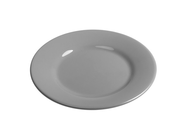 Тарелка десертная керамическая, 198 мм, круглая, серия Лапсеки, серая, PERFECTO LINEA (Супер цена!) (16-119619)