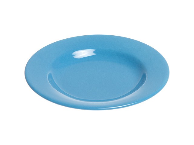 Тарелка глубокая керамическая, 211 мм, круглая, серия Лапсеки, синяя, PERFECTO LINEA (Супер цена!) (17-121401)