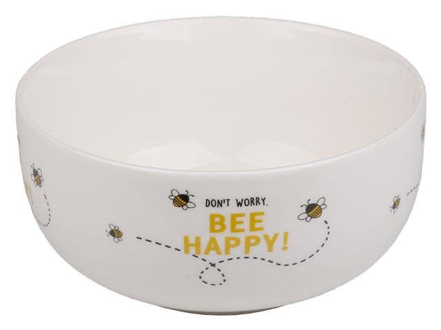 Миска керамическая, 500 мл, Bee Happy!,  PERFECTO LINEA (30-825522)