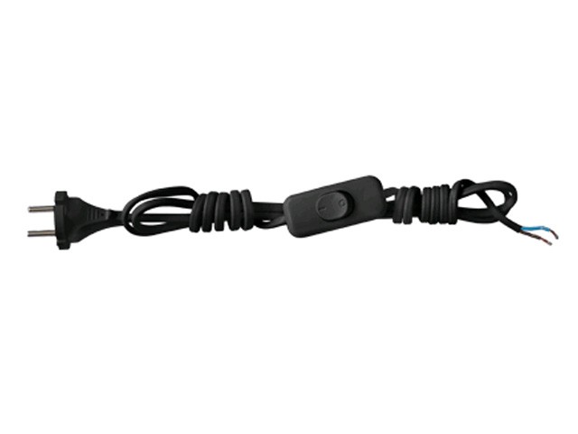 Выключатель на шнуре 0,75мм, 1,7м Bylectrica (Выключатель установленный на шнуре армированном вилкой) (ШАВ2-6,0-0,75-1,7ч) (BYLECTRICA)