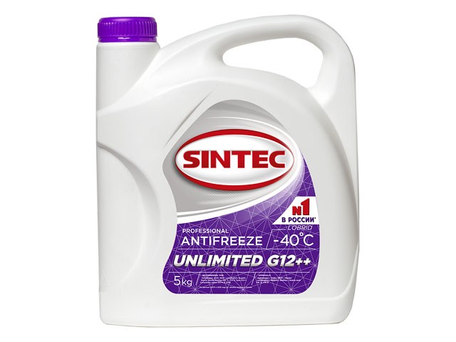 Антифриз Sintec-40 UNLIMITED G12 plus plus 5кг (803584) (SINTEC)