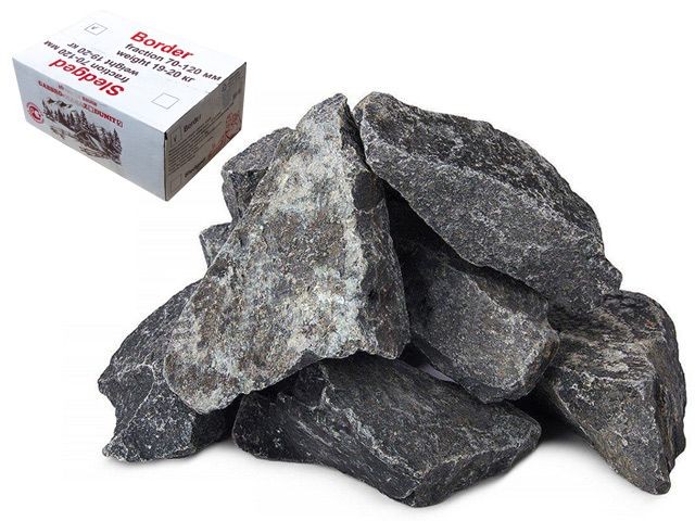 Камень Базальт, колотый, коробка по 20 кг, ARIZONE (62-102005)