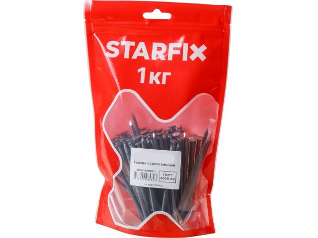 Гвозди строительные 2.0х40 мм ГОСТ 4028-63 (1 кг. в дой-паке) STARFIX (SMD2-45928-1)