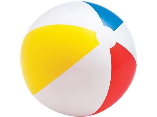 Надувной мяч, 4-х цветный, 51 см, INTEX (от 3 лет) (59020NP)