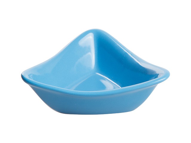 Салатник керамический, 132 мм, треугольный, серия Адана, синий, PERFECTO LINEA (Супер цена!) (18-153401)