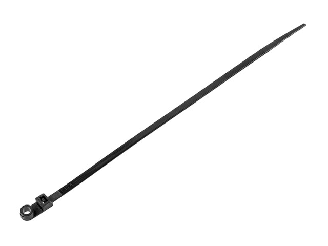 Хомут-стяжка с монтажным отверстием 3.6х150 мм черный (100 шт в уп.) STARFIX (SM-52471-100)