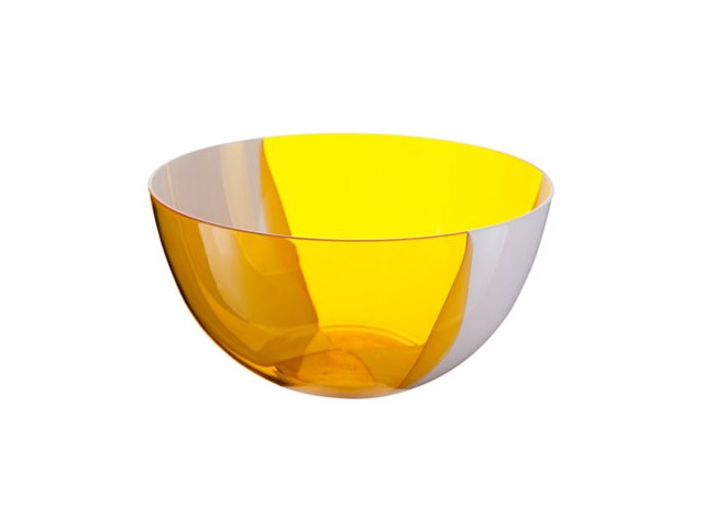 Салатник двухцветный Dolce 1,4 л, оранжевый, BEROSSI (Изделие из пластмассы. Литраж 1.4 литра. Размер 185 х 93 мм) (ИК21218000)