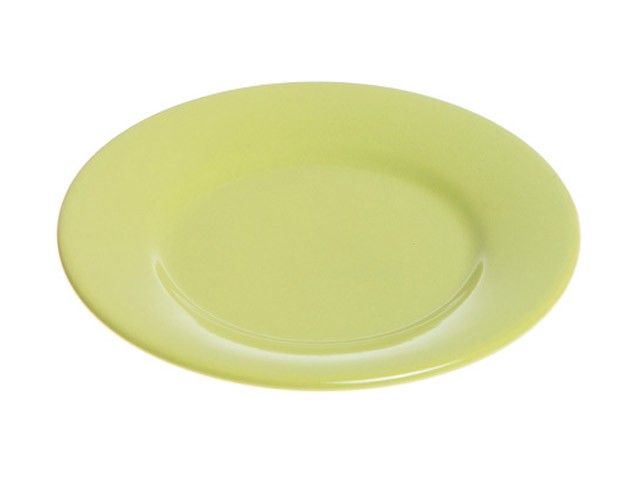 Тарелка обеденная керамическая, 241 мм, круглая, серия Лапсеки, оливковая, PERFECTO LINEA (Супер цена!) (16-124302)