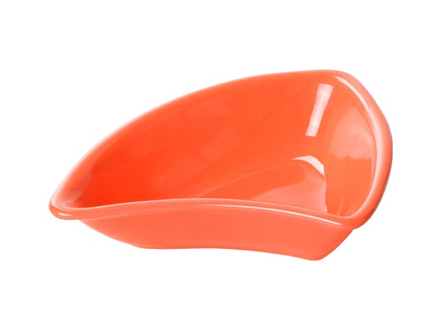 Салатник керамический, 160 мм, треугольный, серия Бурса, оранжевый, PERFECTO LINEA (Супер цена!) (18-172200)