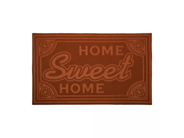 Коврик придверный Comfort, 45х75 см, "Home Sweet Home", песочный, VORTEX (22378) (ВОРТЕКС)