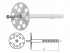 Дюбель для теплоизоляции 10х300 мм с металлич. гвоздем (50 шт в карт. уп.) STARFIX (SMW1-61368-50)