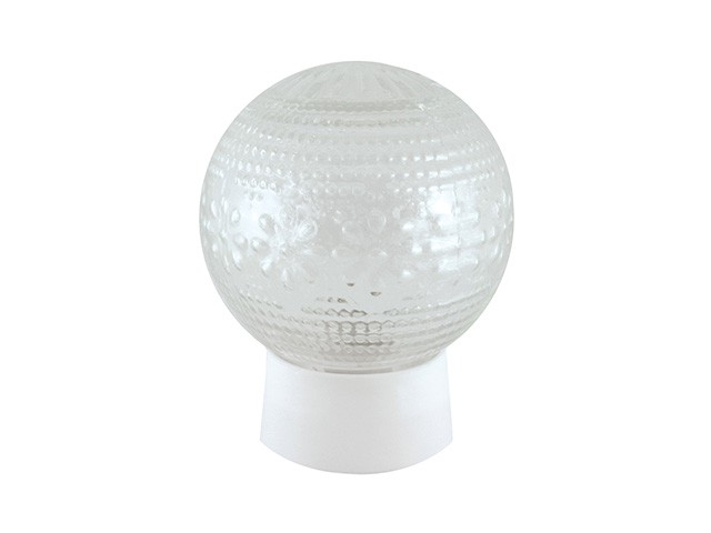 Светильник НББ 64-60-025 УХЛ4 (шар стекло "Цветочек"/прямое основание) TDM (SQ0314-0007)