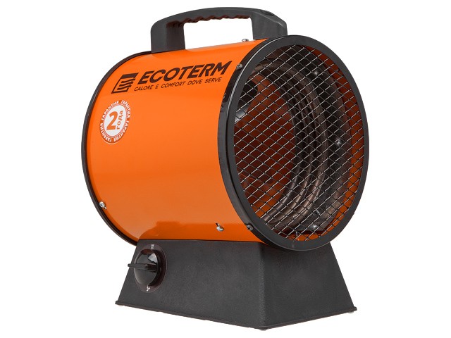 Нагреватель воздуха электр. Ecoterm EHR-03/1C (пушка, 3 кВт, 220 В, термостат, 2 года гарантии) (ECOTERM)