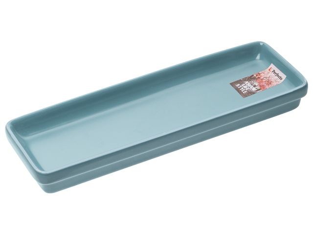 Блюдо керамическое, 24.5х7.5х3 см, серия ASIAN, голубое, PERFECTO LINEA (17-102452)