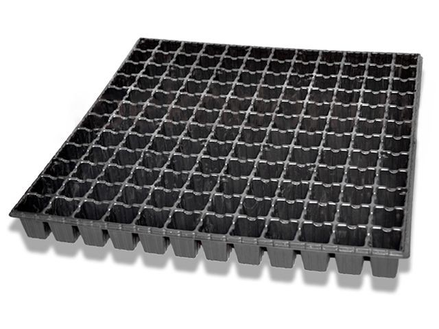 Кассета для рассады пластмасс, квадратн, 144 ячейки, 30 мл, PERFECTO LINEA (405х405х40 мм) (30401)