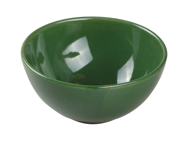 Салатник керамический, 123 мм, круглый, серия Кютахья, зеленый, PERFECTO LINEA (Супер цена!) (18-612309)