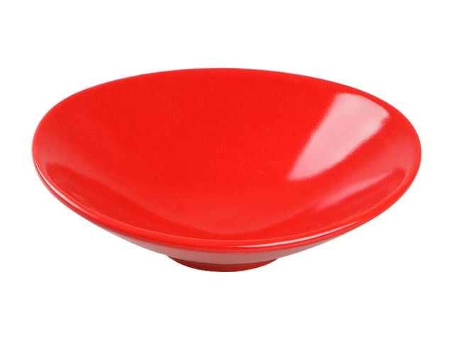 Салатник керамический, 160 мм, овальный, серия Стамбул, красный, PERFECTO LINEA (Супер цена!) (18-161509)