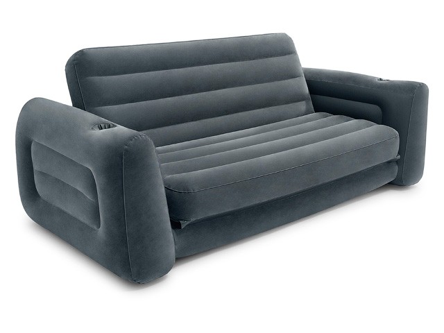 Надувной диван-трансформер Pull-Out Sofa, 203х224х66 см, INTEX (66552NP)