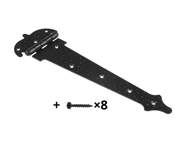 Петля-стрела 300 мм фигурная, черн.мат. STARFIX (SMP-67078-1)