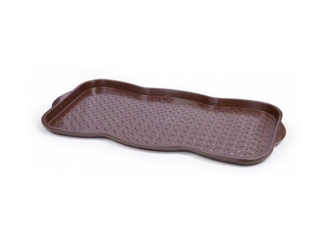Поддон для обуви, шоколадный, BEROSSI (Изделие из пластмассы. Размер 759.4 х 384.6 х 33 мм) (АС19845000)