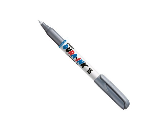 Маркер промышл. перманентный фетровый MARKAL DURA-INK 15 СЕРЕБРИСТЫЙ (Толщина линии 1,5 мм. Цвет серебристый) (96027)