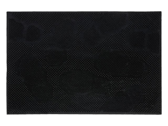 Коврик придверный, 40х60 см, "Следы", черный, VORTEX (22462) (ВОРТЕКС)