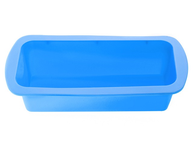 Форма для выпечки, силиконовая, прямоугольная, 27 х 13.5 х 6 см, голубая, PERFECTO LINEA (20-000212)