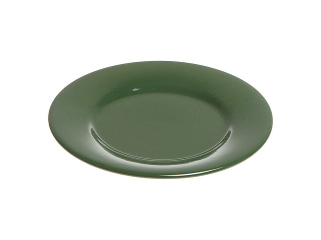 Тарелка десертная керамическая, 198 мм, круглая, серия Лапсеки, зеленая, PERFECTO LINEA (Супер цена!) (16-119309)