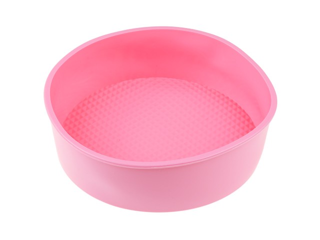 Форма для выпечки, силиконовая, круглая, 20 х 6 см, розовая, PERFECTO LINEA (20-013327)