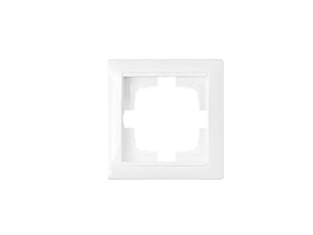 Рамка 1-местная белая, Стиль, Bylectrica (Рамка  одноместная белая Стиль) (ЮЛИГ.735212.206) (BYLECTRICA)