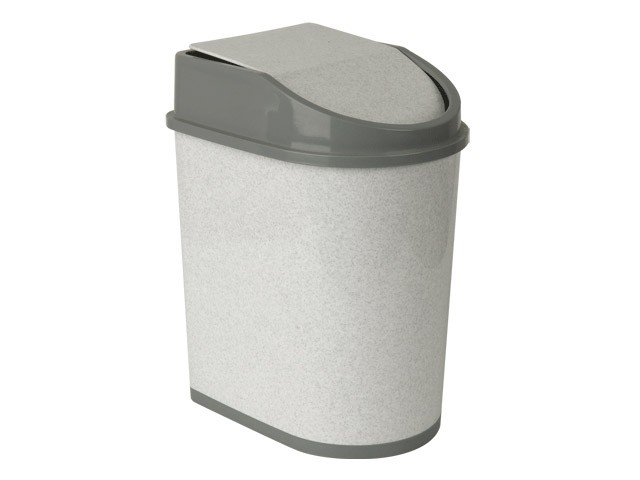 Контейнер для мусора 5л (мраморный) (М2480) (IDEA)