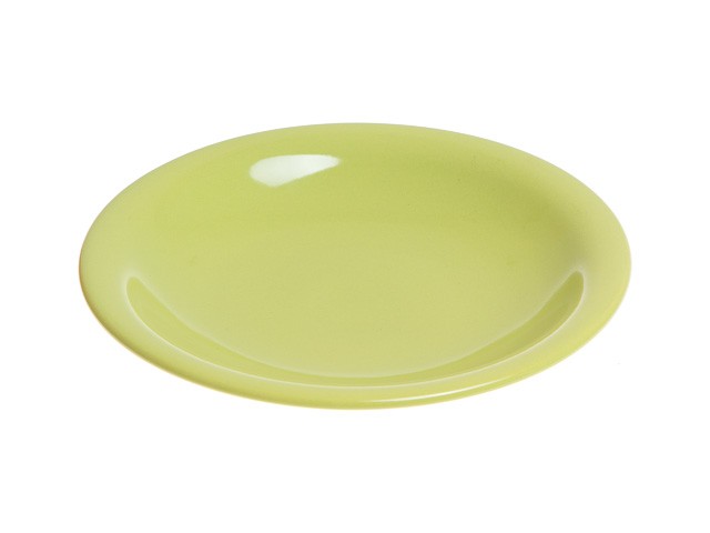 Тарелка глубокая керамическая, 221 мм, круглая, серия Самсун, оливковая, PERFECTO LINEA (Супер цена!) (17-225302)