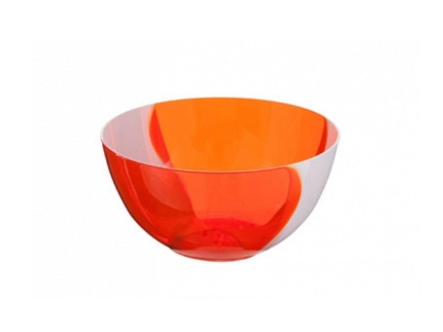 Салатник двухцветный Dolce 0,7 л, оранжевый, BEROSSI (Изделие из пластмассы. Литраж 0.7 литра.  Размер 147 х 73 мм) (ИК20318000)